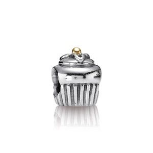 Retired Pandora Cupcake Charm
